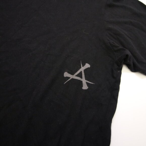 Affliction T-Shirt Mens XL Skulls Wings Cross Live Fast Cyber Grunge Y2K - Picture 7 of 9